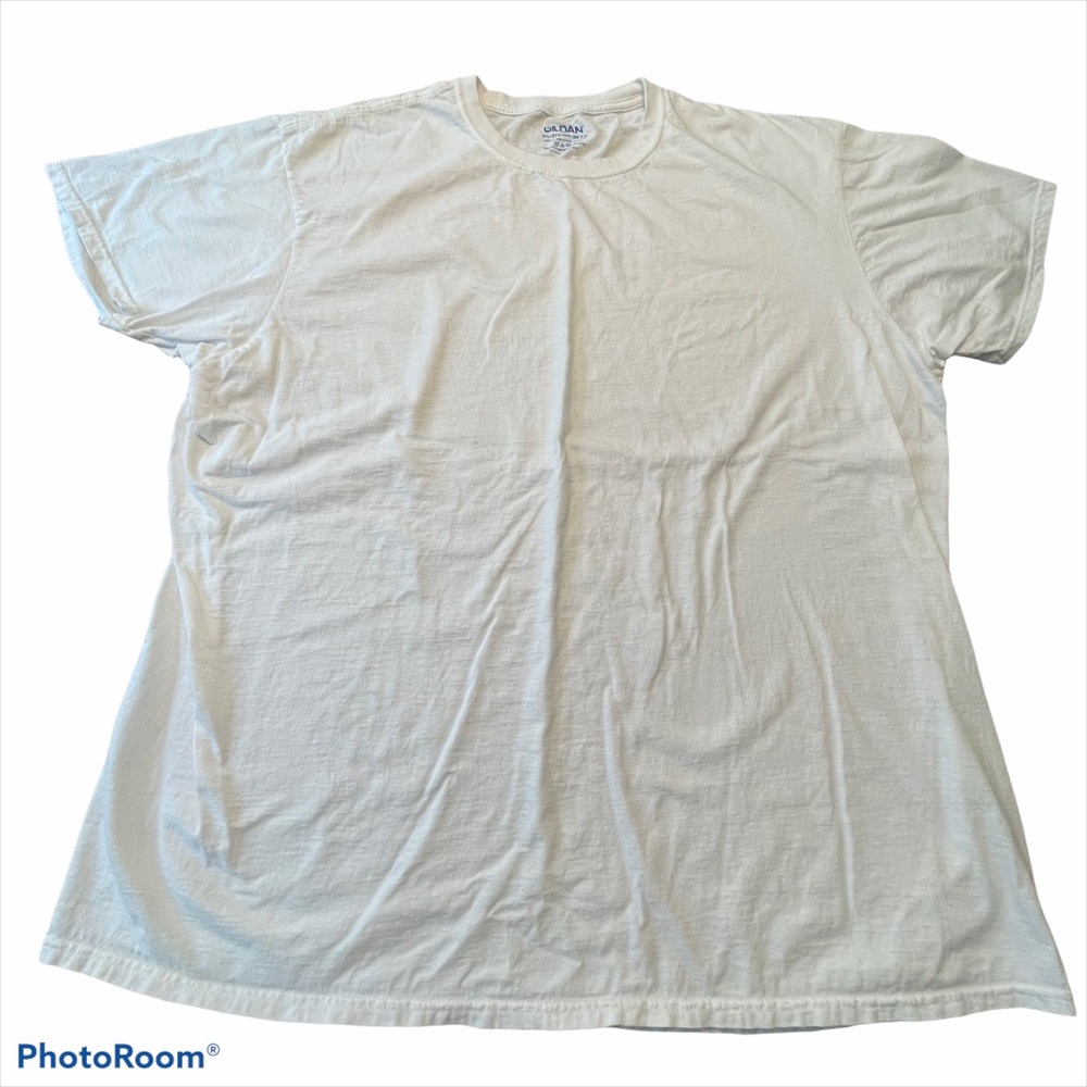 Gildan ~ Men's Crew T-Shirt Size 2XL White (50-52)